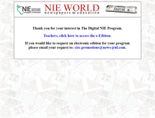 Tablet Screenshot of nieworld.com